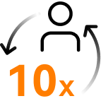 10 倍